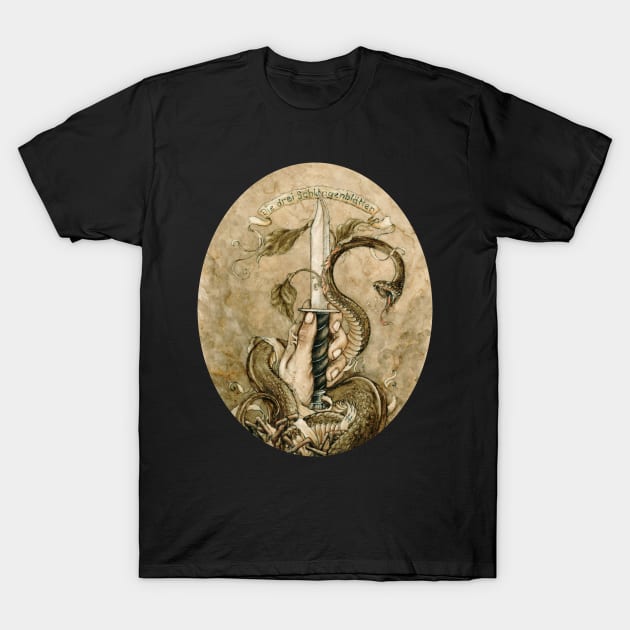 The 3 Snake Leaves T-Shirt by Jeremyhush